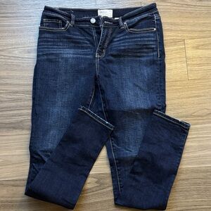 BKE Brand Dark Indigo Women's Gabby, Skinny Jeans, 26R x 31-1/2”